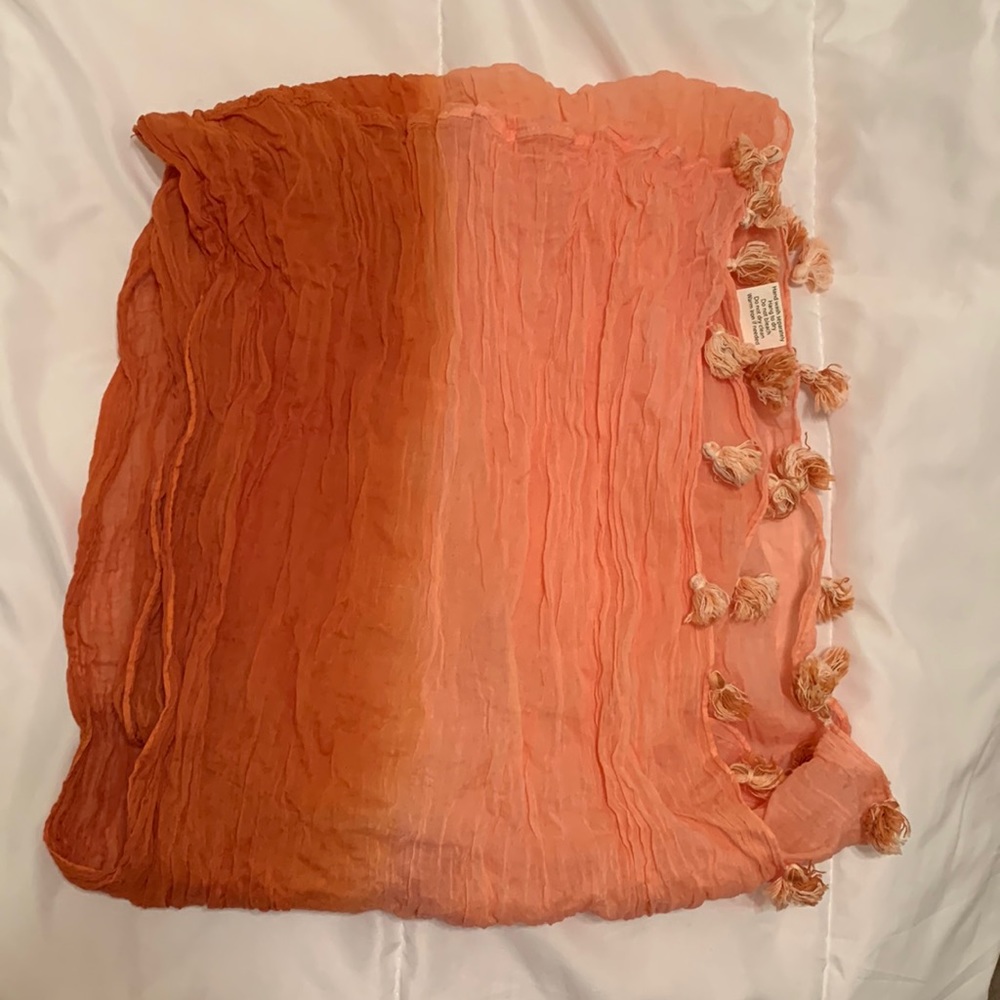 Ombré infinity scarf